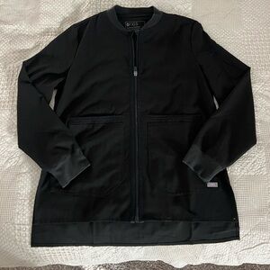 Figs Black Scrub Jacket